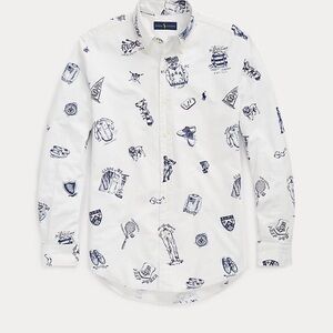 Ralph Lauren Printed Oxford Button-up Shirt- Class of 67’
